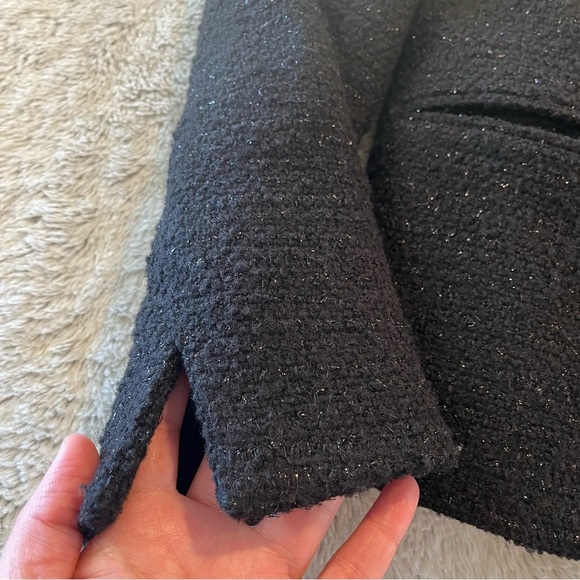 Talbots Blazer Jacket Tweed‎ Wool Classy Elegant Shimmer Sparkly Steampunk 6P - Picture 4 of 11